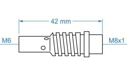 Jungiamoji dalis F15 su kairiąja spyruokle