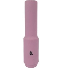 Long TIG ceramic nozzle under current coupling U-201 (T-17/18/26) 10N - 48L - nr 6 - 76 x 9,5