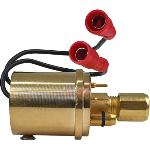 Euro MIG/MAG current-gas plug - brass