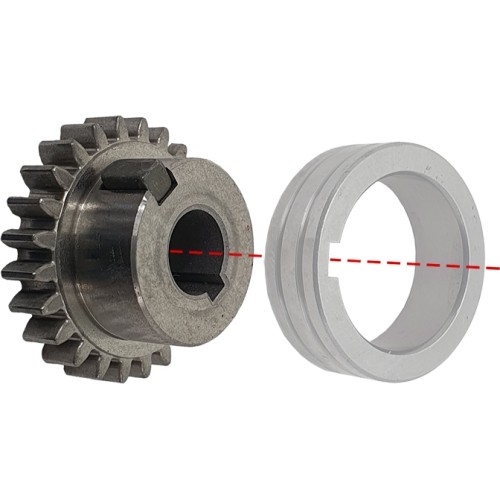 Sinchronizavimo dantratis, vielos padavimo mechanizmui 2RA (2 ratukai)