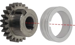 Sinchronizavimo dantratis, vielos padavimo mechanizmui 2RA (2 ratukai)