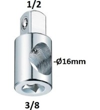 Adapteris 3 krypčių 3/8 - 1/2