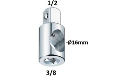 Adapteris 3 krypčių 3/8 - 1/2