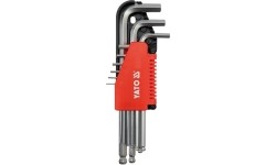 Hex key ball point set 9pcs (2-10mm)