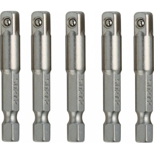 1/4" Dr. Drill socket adapter (5pcs)