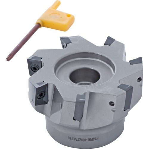 Carbide 90° indexable face milling cutter diam. 80 mm / B 27