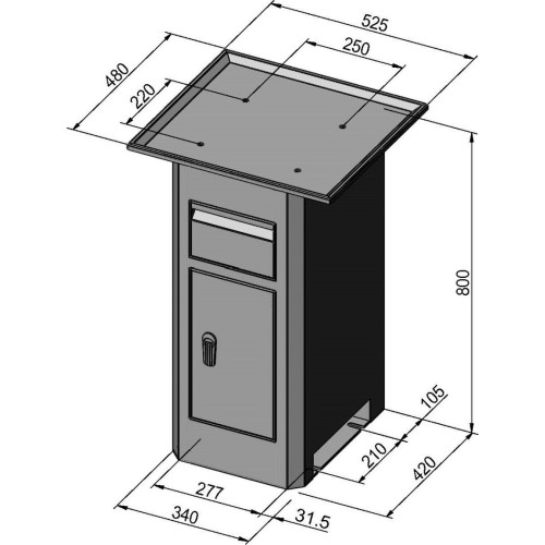 Stand BF 2 Deluxe with chip tray