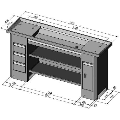 Stand D12 Deluxe for Profi 880 G Vario / Profi 900 Vario