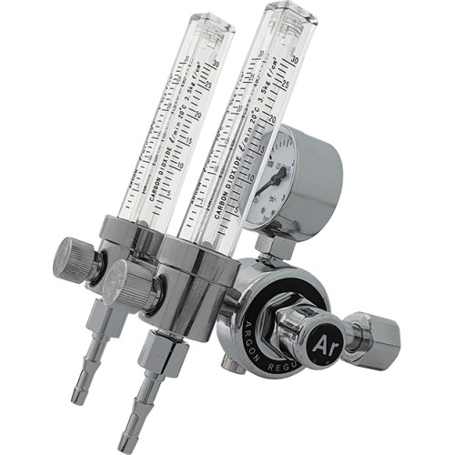 Reduktorius RB2R-Ar/CO₂ su dviem rotametrais EURO veržlė