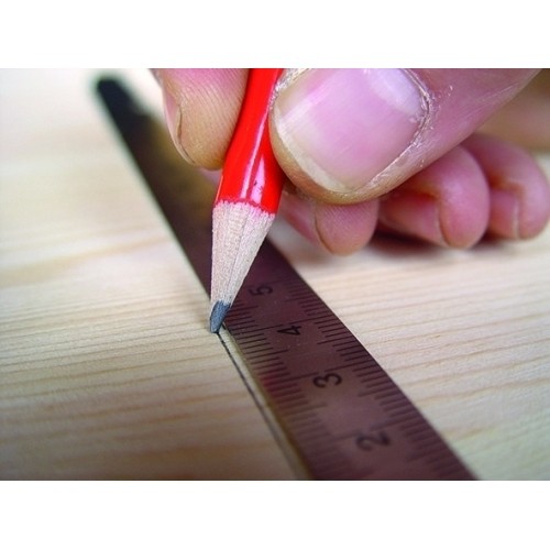 Staliaus pieštukas 2H, 175mm, raudonas, 1vnt