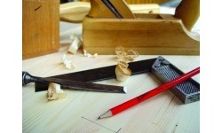 Staliaus pieštukas 2H, 175mm, raudonas, 1vnt