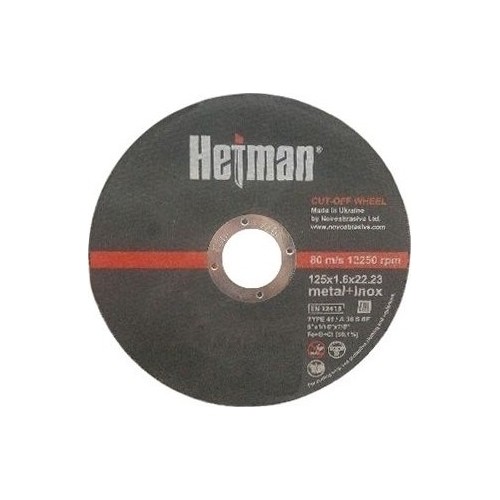 Pjovimo disk Hetman 125x1.6x22 Nowo abrasive wheels