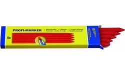 Crayons kmpl, red, 5pcs