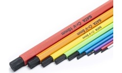 L-tipo šešiakampių vidutinių, raktų rinkinys 9vnt. (spalvoti)(1.5-10mm)