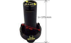 Rear axle nut socket 80/95mm BENZ&MAN