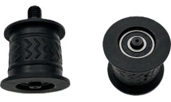 Tube belt sander spare part no. 53+54 Plastic roller installed set