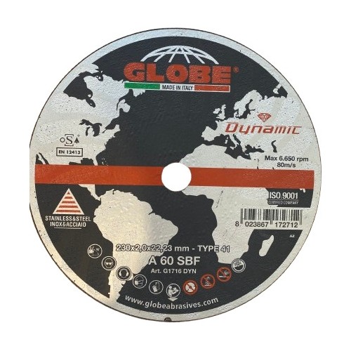 Cutting disc Globe 230x2.0x22.2 Dynamic