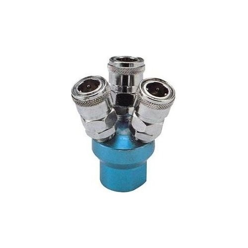 Air quick coupler 3-way 1/2"