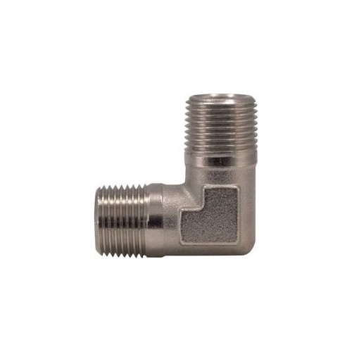 L-type connector M. External thread 1/2" x 1/2"