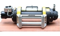 Hydraulic winch with radio remote control 24V 22500Lbs/10215kg