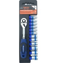 1/4" Sockets set 13pcs.