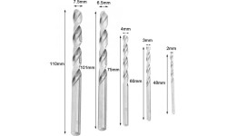 Screw extractor set and HSS drill bits 11pcs.