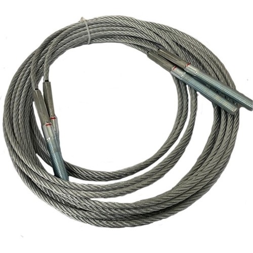 Steel rope (2pcs) for PL-4.0-2D. Spare part