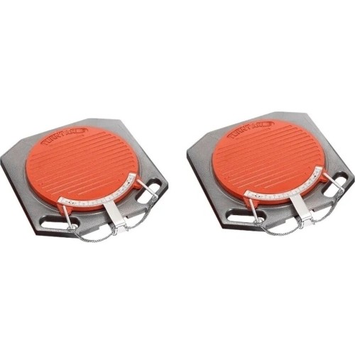 Red turntable set (2pcs)