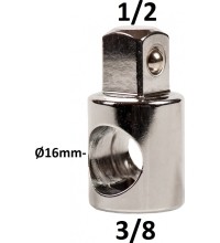 Adapteris 3 krypčių 3/8 - 1/2