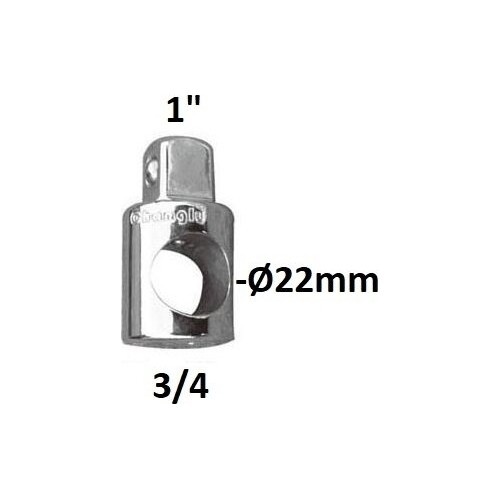 Adapteris 3 krypčių 3/4 - 1