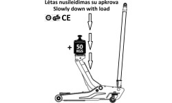 Hydraulic welded air bottle jack 20t