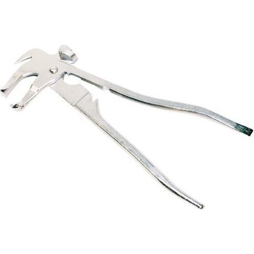 Wheel balance weight pliers