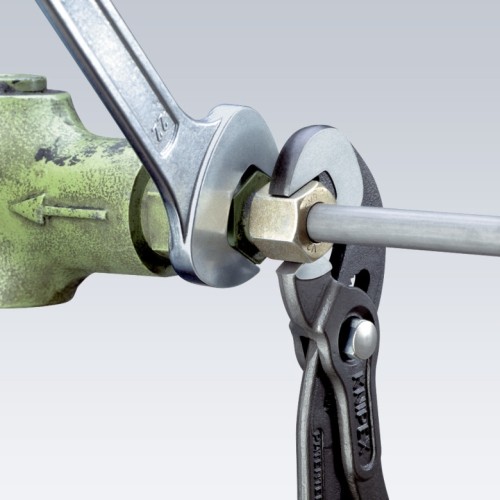 Santechninės replės KNIPEX greito sukimo su fiksavimu 250mm