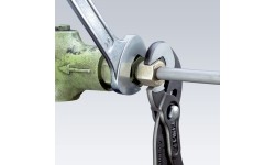 Santechninės replės KNIPEX greito sukimo su fiksavimu 250mm