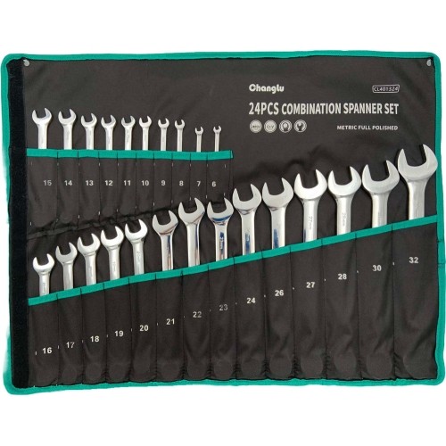 Combination wrench set 24pcs (6-32mm)