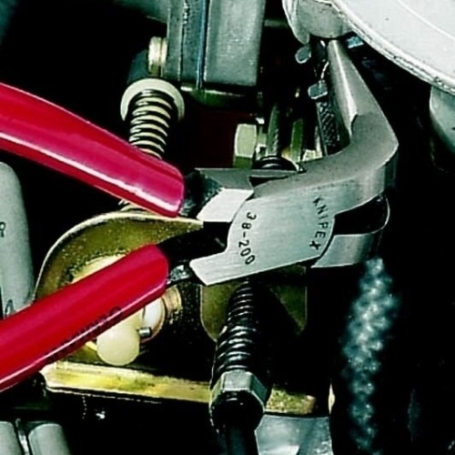 Bent long nose pliers 200mm KNIPEX