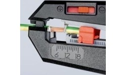 Replės laidų nuvalymui 180mm (0.2-6mm²) KNIPEX