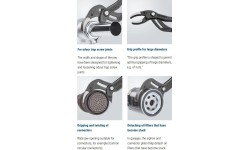 Santechninės replės 250mm KNIPEX (su fiksavimu)