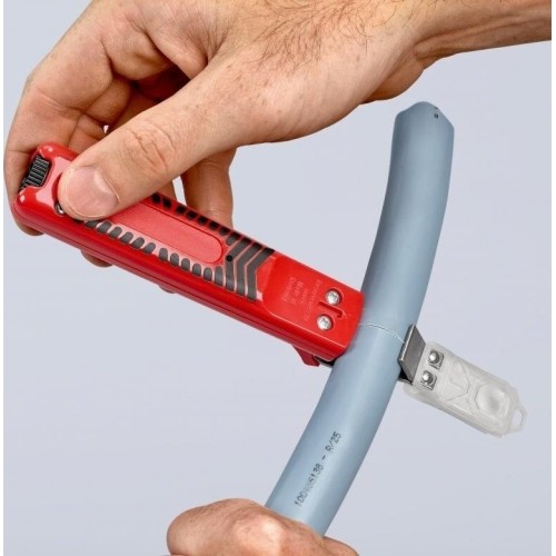 Peilis laidų nuvalymui 165mm, KNIPEX