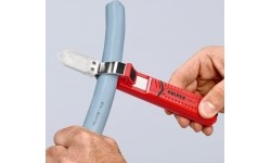 Peilis laidų nuvalymui 165mm, KNIPEX