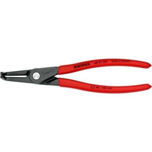 Replės vidiniams žiedams. Lenktos 210mm (Ø40-100mm) KNIPEX