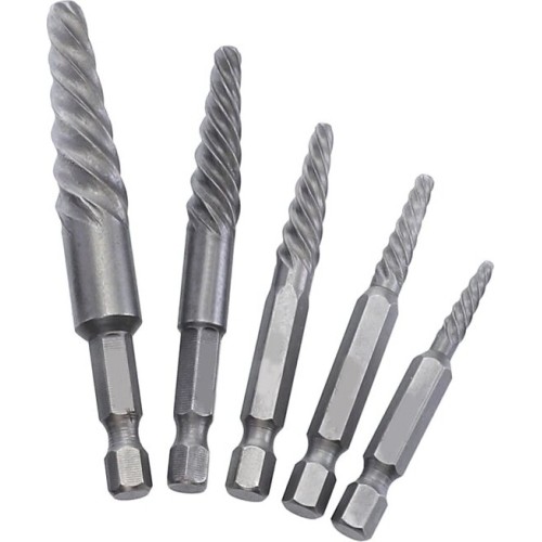 Extractor set 6pcs (thick) 1/4" HEX