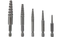 Extractor set 6pcs (thick) 1/4" HEX