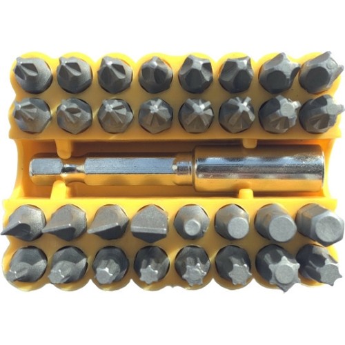 Screwdriver bit set with bit holder 32pcs