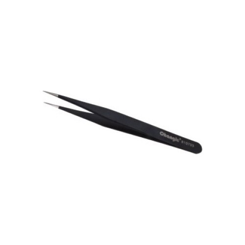 Tweezers straight (tip head) 135mm