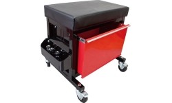 Rolling creeper seat with 1 drawer
