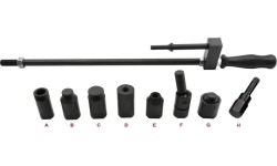 Air chisel and diesel injector extractor set 9pcs