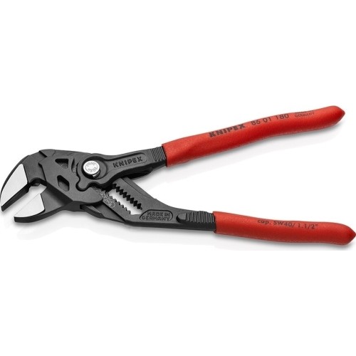 Santechninės replės - raktas KNIPEX su fiksavimu 180mm