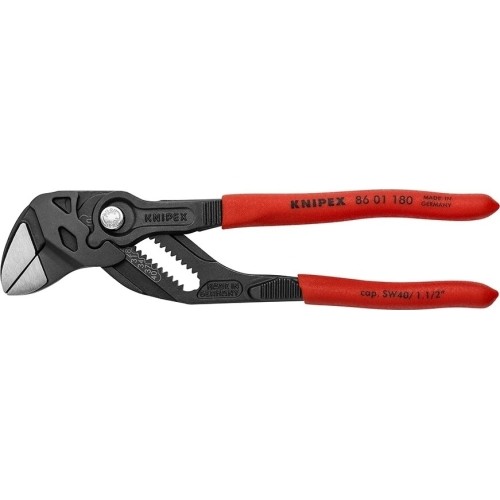 Santechninės replės - raktas KNIPEX su fiksavimu 180mm