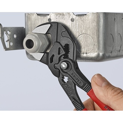 Santechninės replės - raktas KNIPEX su fiksavimu 180mm